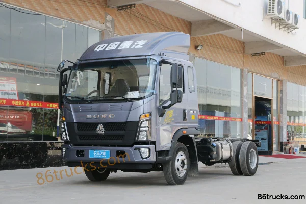 Sinotruk HOWO Tongshuai 154 hp 4X2(6 wheels) 3.85m Flatbed Light Truck with Half Cab (10-speed) Exterior (2) | 86Trucks