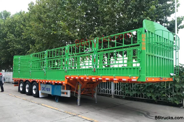 CIMC CIMC brand 13.75m center-axle vehicle transport trailer Stake Semi-trailer