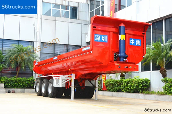 CIMC CIMC brand 13.75m center-axle vehicle transport trailer dump semi-trailer
