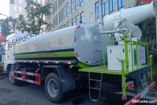 Dongfeng F5 165 ch 4X2(6 roues) camion citerne d'arrosage (marque Zhuanzhi) Extérieur (3) | 86Trucks