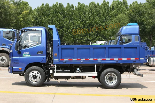 Foton Big King Kong 1 95 hp 4X2(6 wheels) 3m Semi-Cab Dump Truck Exterior (3) | 86Trucks