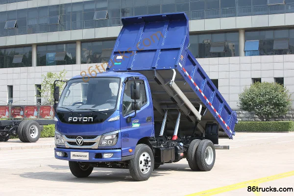 Foton Big King Kong 1 95 hp 4X2(6 wheels) 3m Semi-Cab Dump Truck Body (2) | 86Trucks