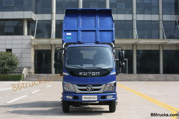Foton Big King Kong 1 95 hp 4X2(6 wheels) 3m Semi-Cab Dump Truck Body (1) | 86Trucks