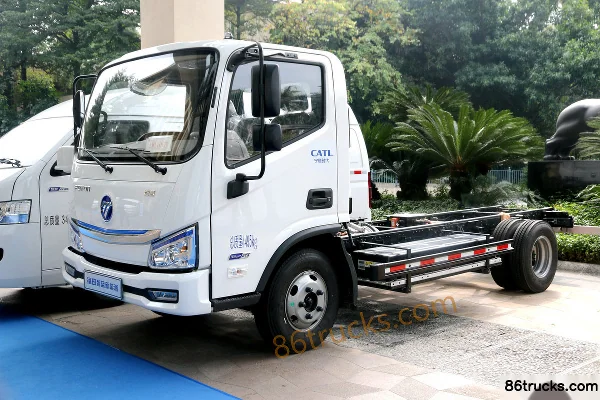 Aumark Zhiblue 4,5T 4,18 m camion porteur à ridelles électrique pur cabine simple 81,14 kWh 4X2(6 roues) Extérieur (2) | 86Trucks