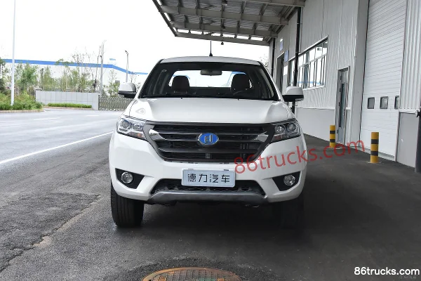 Deli Auto Deshuai U3 3.2T 4x2(6 wheels) double-row pure electric flatbed pickup 65.17kWh Cab (2) | 86Trucks