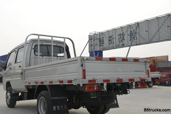 Tangjun Ouling Sailing F3-II 1.5L 112hp 4X2(6 wheels) Gasoline 2.56m Double Row Flatbed Micro Truck (China VI) Body (3) | 86Trucks