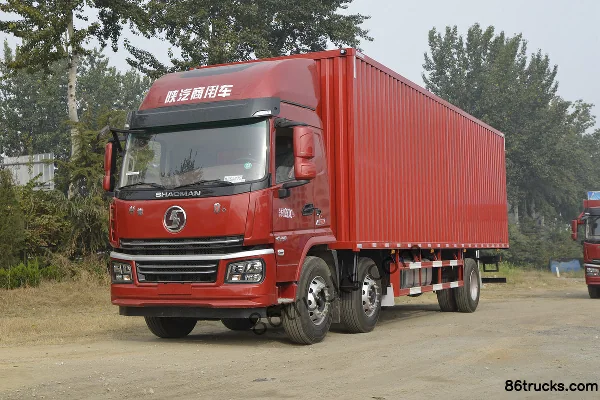 SHACMAN Commercial Vehicle Xuande Yi6 Lightweight Edition 220hp 6X2(8 wheels) 7.2m Box Cargo Truck (Weichai) Exterior (3) | 86Trucks