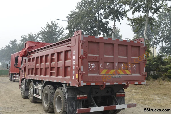 SHACMAN Commercial Vehicle Xuande Yi3 Enhanced Edition 385hp 8X4(12 wheels) 7.6m dump truck Body (3) | 86Trucks