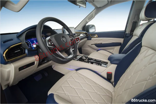 Foton General G9 Leisure Enjoy 2.0T Diesel 163hp 2WD Manual Standard Box Double-row Pickup (China VI) Cab (2) | 86Trucks