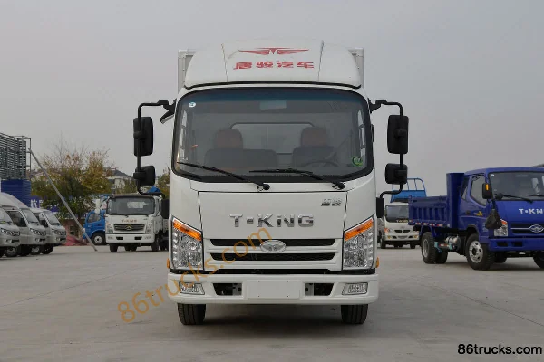 Tangjun Ouling Jinlika II 102 hp 4X2(6 wheels) 3.7m Single Row Van Light Truck Exterior (2) | 86Trucks