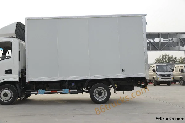 Tangjun Ouling Jinlika II 102 hp 4X2(6 wheels) 3.7m Single Row Van Light Truck Body (2) | 86Trucks