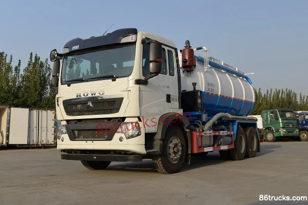 Sinotruk HOWO TX7 310 hp 8X4(12 wheels) Vacuum Truck (Lvye Brand) Exterior (3) | 86Trucks