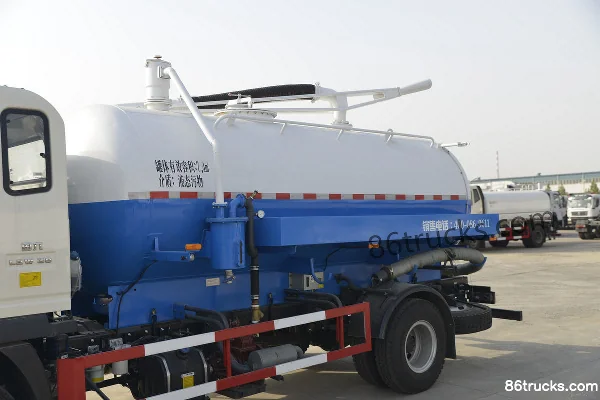 Sinotruk HOWO Wang Series 160 hp 4X2(6 wheels) Vacuum Truck (Lvye Brand) Body (1) | 86Trucks