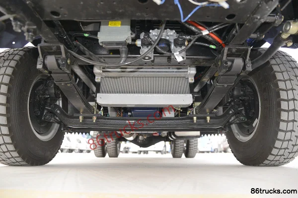 Tangjun Ouling Xiaojingang Basement Version 110hp 4X2(6 wheels) 3.2m Dump Truck Chassis (1) | 86Trucks
