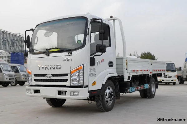 Tangjun Ouling série T1 110 ch 4X2(6 roues) camion léger à plateau 4,15 m cabine simple Extérieur (3) | 86Trucks