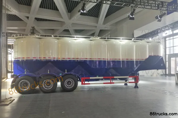 Aerospace Linghe 35.5 Cubic Meter Medium Density Powder Material Transport Semi-Trailer Exterior (2) | 86Trucks