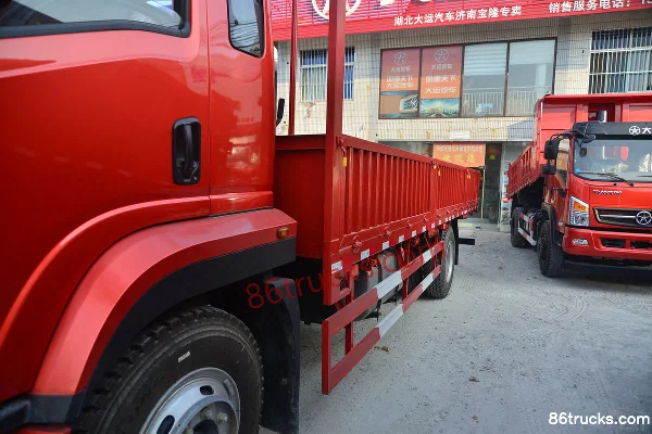 Dayun Zhisheng 200 ch 4X2(6 roues) camion porteur plateau à ridelles 6,75 m (China VI) (pont arrière 9T) Carrosserie (1) | 86Trucks