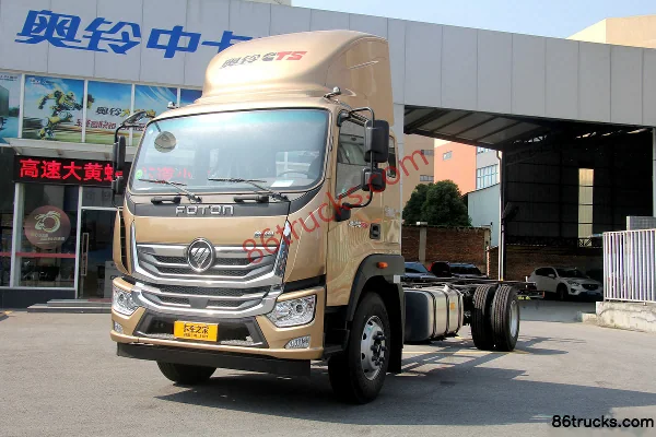 Foton Aoling Big Bee 210hp 4X2(6 wheels) 9.78m semi-sleeper van cargo truck Exterior (3) | 86Trucks