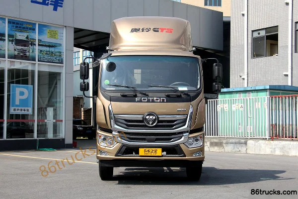 Foton Aoling Big Bee 210hp 4X2(6 wheels) 9.78m semi-sleeper van cargo truck Exterior (2) | 86Trucks