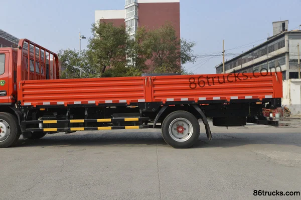 Dongfeng Duolika D7 Super Edition Leading Edition 165hp 4X2(6 wheels) 5.15m Single Row Flatbed Cargo Truck (China VI) Body (2) | 86Trucks