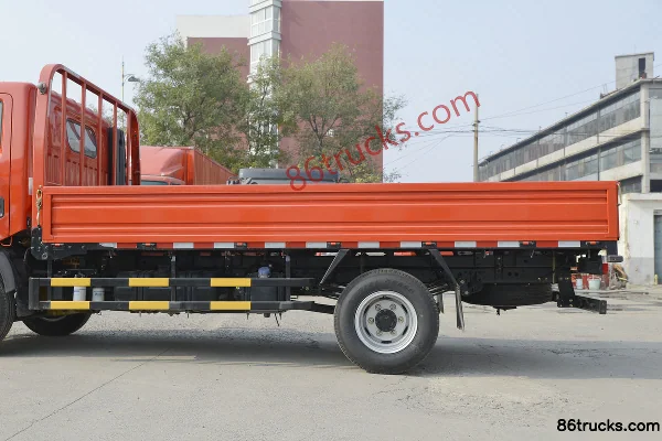 Dongfeng Duolika D6 Ruineng Edition 130 ch 4X2(6 roues) Camion léger à plateau à cabine simple 4,17 m Carrosserie (3) | 86Trucks