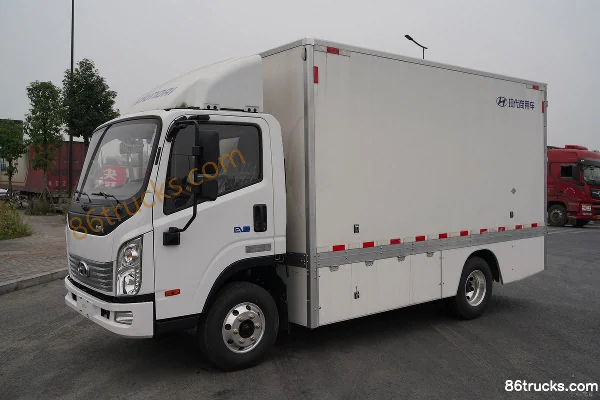 Hyundai Commercial Vehicle Hongtu EV 4.5T 4.13m Single Row Pure Electric Box Van 89kWh 4X2(6 wheels) Exterior (3) | 86Trucks