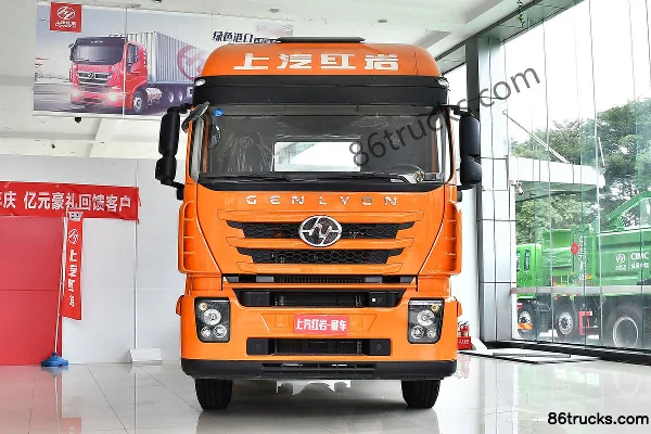 SAIC Hongyan Genlyon M500 Heavy Truck Standard Load Edition 450 hp 6X4(10 wheels) Tractor Truck Exterior (2) | 86Trucks