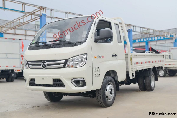 Foton Xiangling M2 1.6L 122 hp 4X2(6 wheels) Gasoline 3.3 m Semi-row Flatbed Mini Truck Exterior (3) | 86Trucks
