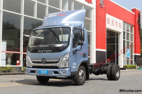 Foton Aoling Suyun 156 ch 4X2(6 roues) camion porteur fourgon simple cabine 4,14 m (China VI) Extérieur (3) | 86Trucks