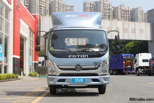 Foton Aoling Suyun 156 ch 4X2(6 roues) camion porteur fourgon simple cabine 4,14 m (China VI) Extérieur (2) | 86Trucks