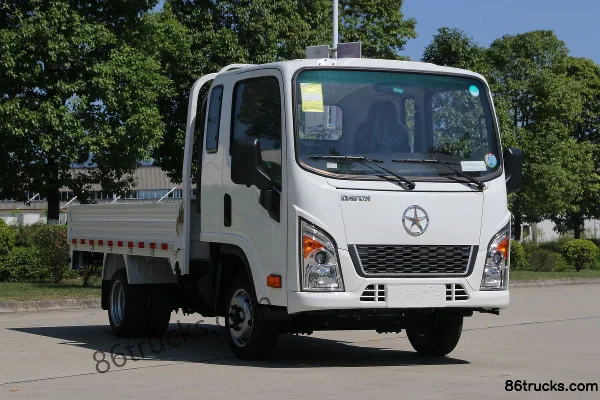 Dayun 129 hp 4X2(6 wheels) 3.67m Semi-Row Flatbed Light Truck Exterior