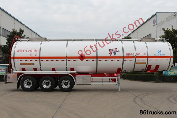 Kaile 46m³ Flammable Liquid Tank Semi-Trailer Exterior (3) | 86Trucks