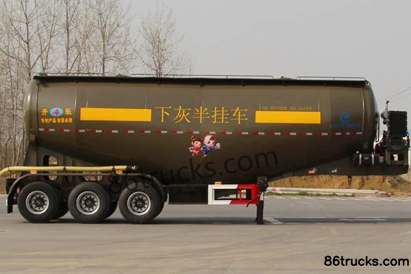 Kaile 45m³ Cement Powder Semi-Trailer Exterior (3) | 86Trucks