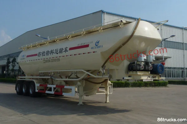 Kaile 61.5m³ Low-Density Powder Bulk Material Transport Semi-Trailer Exterior