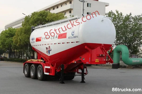 Kaile 38m³ Cement Powder Semi-Trailer Exterior