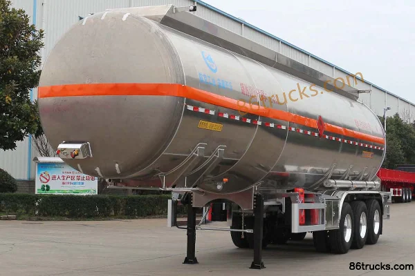 KaiLe 48m³ Aluminum Alloy Oil Tank Semi-Trailer Exterior (2) | 86Trucks