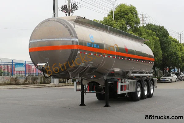 KaiLe 43m³ Aluminum Alloy Oil Tank Semi-Trailer Exterior (2) | 86Trucks