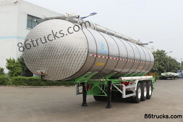 KaiLe 33.5m³ Liquid Food Transport Semi-Trailer Exterior (3) | 86Trucks
