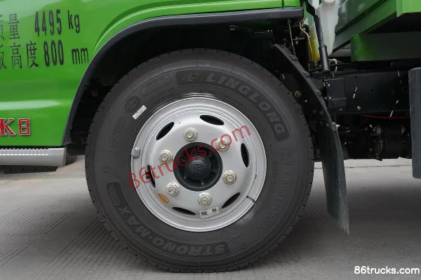 Kama GK8 Fuyunlai 130hp 4X2(6 wheels) 3.5m Dump Truck Chassis (2) | 86Trucks
