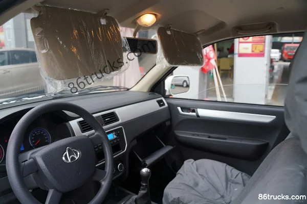 Ankai Shenqi F30 1,5 L essence 116 ch Pick-up double cabine à empattement long (China VI) Châssis (3) | 86Trucks