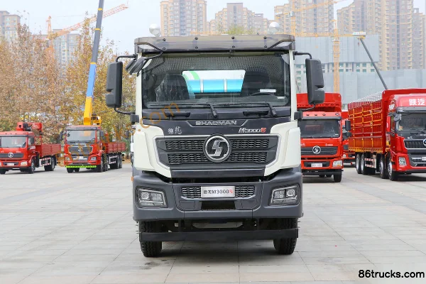 SHACMAN Delong M3000S 340 hp 8X4(12 wheels) Concrete Mixer Truck (Lingyu Brand) Exterior (2) | 86Trucks