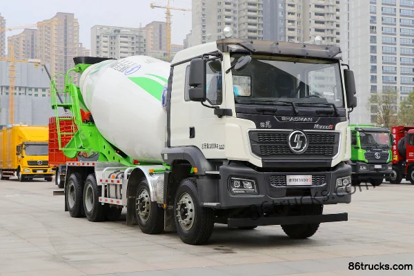 SHACMAN Delong M3000S 340 hp 8X4(12 wheels) Concrete Mixer Truck (Lingyu Brand) Exterior