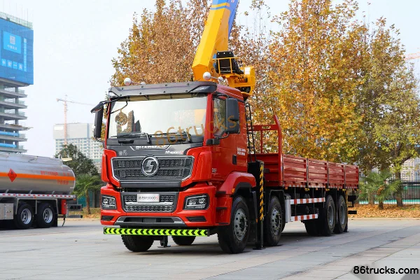 SHACMAN Delong M3000S 340 hp 8X4(12 wheels) Truck-Mounted Crane (Juntong Brand) Exterior (3) | 86Trucks