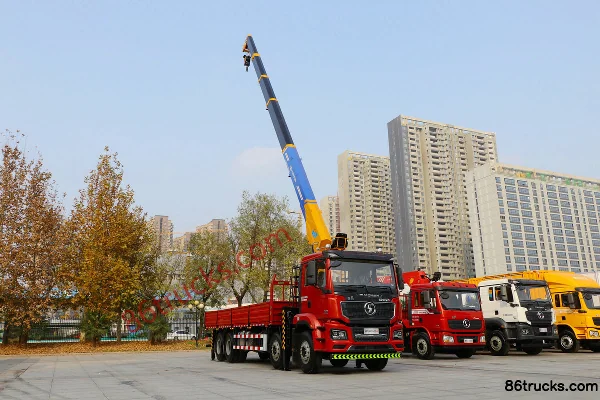 SHACMAN Delong M3000S 340 hp 8X4(12 wheels) Truck-Mounted Crane (Juntong Brand) Cab (1) | 86Trucks