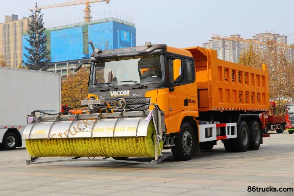 SHACMAN Delong X3000 375 hp 6X4(10 wheels) Snow Removal Truck (China VI) Exterior (3) | 86Trucks