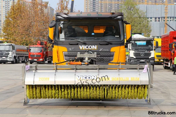 SHACMAN Delong X3000 375 hp 6X4(10 wheels) Snow Removal Truck (China VI) Exterior (2) | 86Trucks