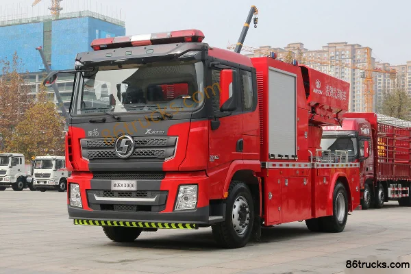 SHACMAN Delong X3000 350 ch 4X2(6 roues) camion de pompiers lanceur (marque Juntong) Extérieur (3) | 86Trucks