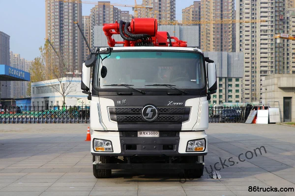 SHACMAN Delong X3000 510 ch 10X4(14 roues) camion pompe à béton avec flèche (China VI) Extérieur (2) | 86Trucks