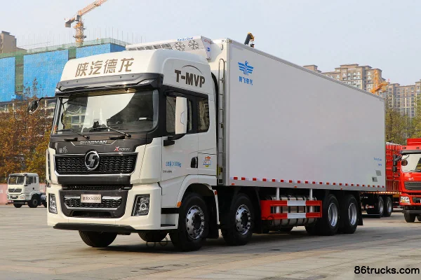 SHACMAN Delong X5000 8X4(12 wheels) 9.4m Refrigerated Truck (Xinfei Brand)(China VI) Exterior (3) | 86Trucks