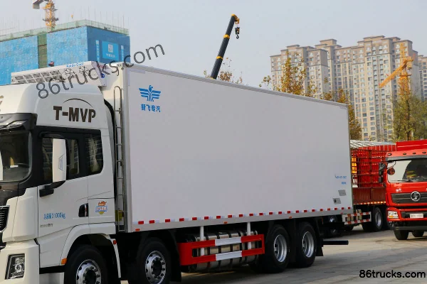 SHACMAN Delong X5000 8X4(12 wheels) 9.4m Refrigerated Truck (Xinfei Brand)(China VI) Body (2) | 86Trucks